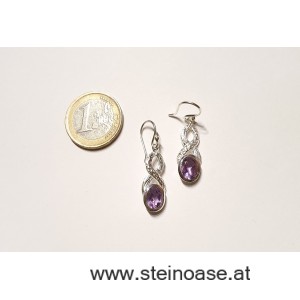 Ohrhänger Amethyst facettiert